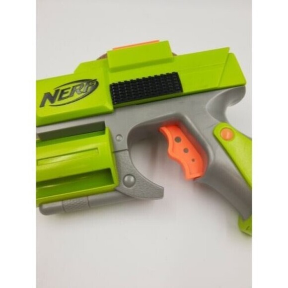 NERF Tactical Green Crossfire Pistol 2005 Handgun Dart Gun Single Shot C-044A - Picture 3 of 7